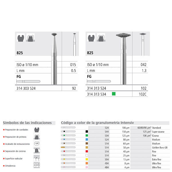 FG 92/6 825-015 FG DIAM. MEDIO 6U.