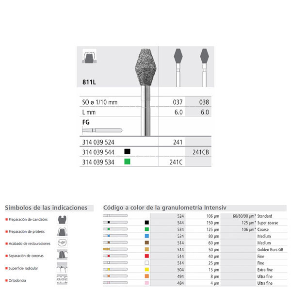 FG 241/6  811L-037 FG DIAM. MEDIO 6U.