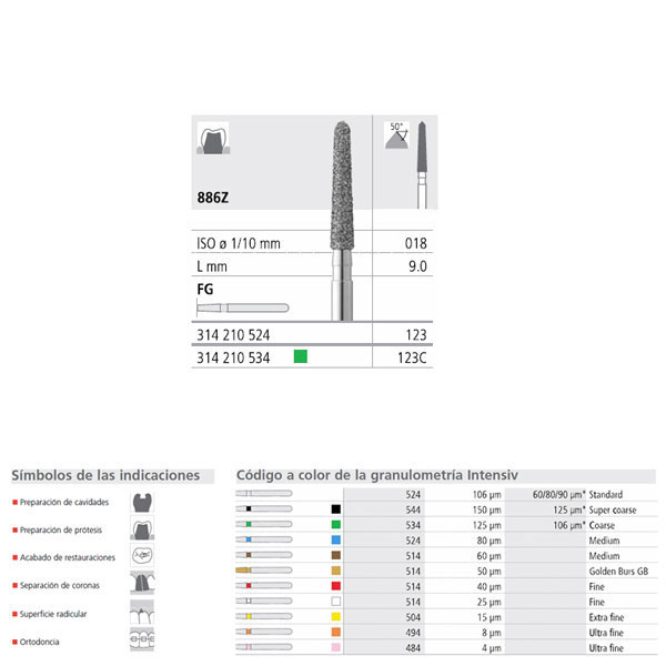 FG 123/6  886Z-018 FG DIAM. MEDIO 6U.