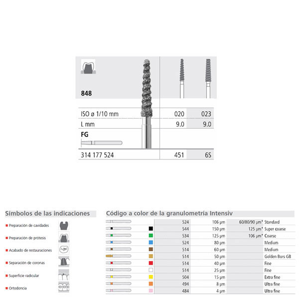 FG 6S/6 848-023 FG DIAM. MEDIO 6U.