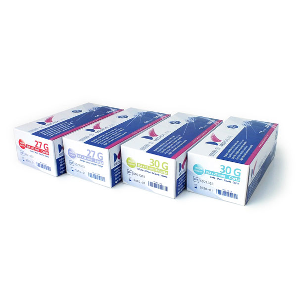 AGUJAS MEDICALINE 27G LARGA 0,4x38mm 100uds.