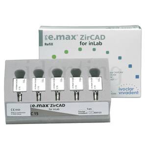 IPS E.MAX ZIRCAD INLAB MO0 C15L/5 PZA