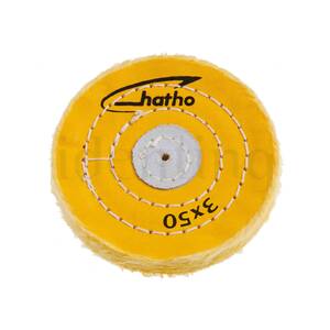 DISCO HATHO ALGODON AMARILLO 75x15 MM 50 HOJAS