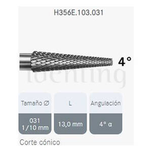 H356E.103.031 KOMET carburo lab fresado