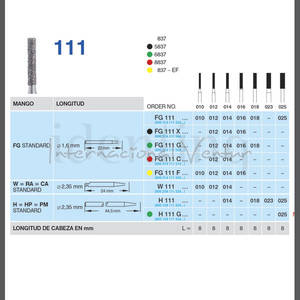 FG DIAMANTE FIG.837 5u 111-010 