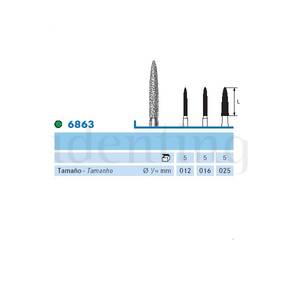 6863.104.016 KOMET diamante lab 5 ud