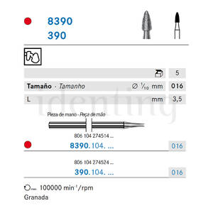 8390.104.016 KOMET diamante lab 5 ud