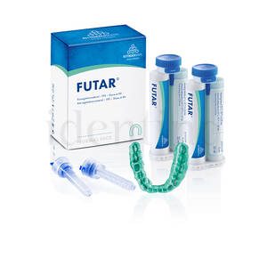 FUTAR registro mordida 2 x 50 ml + 6 puntas azules