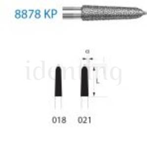 8878KP.314.018 KOMET diamante clinica c/guia 5 ud