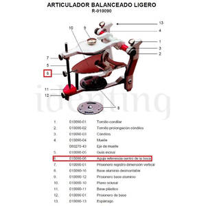 AGUJA MESTRA ref centro boca p/artic balanceado