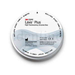 LAVA PLUS ZIRCONIA disco HT 98SØx18 mm A2