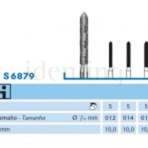 S6879.314.012 KOMET diamante clinica serie S 5 ud