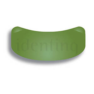 SLICK BANDS matrices antiadh verdes molar 6.4mm 50 ud